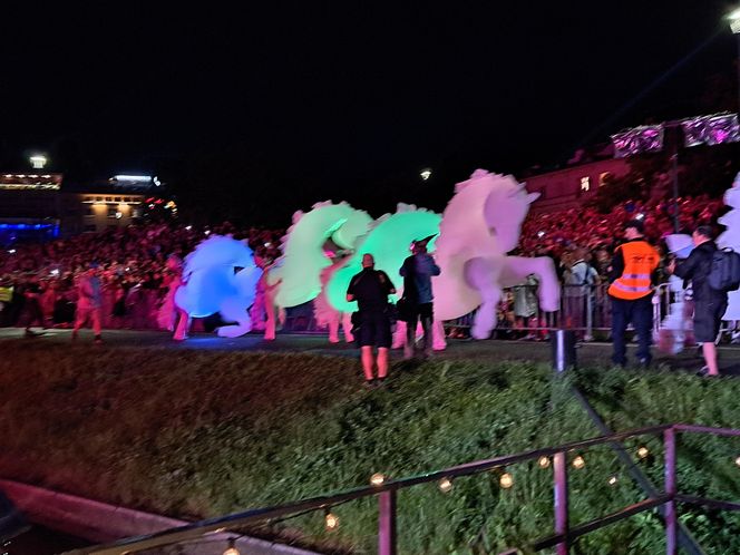 Małopolskie Królewskie Widowisko na Wiśle w ramach 24. Parady Smoków