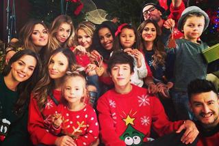 Gwiazdy na planie świątecznego klipu