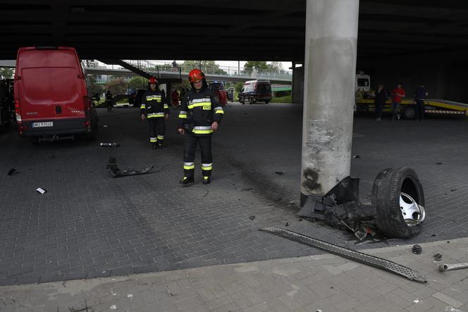 Wypadek koło Wału Miedzyszyńskiego