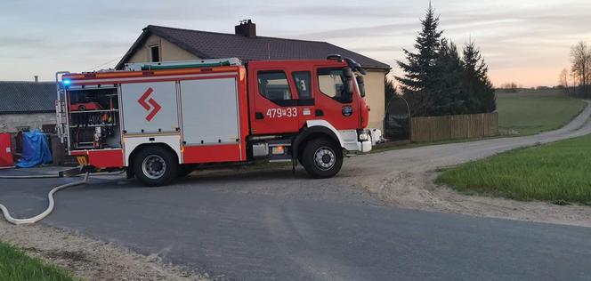 Pożar domu w Wielkopolsce! Nie żyje jedna osoba 