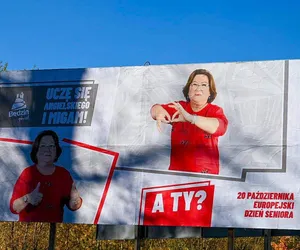 Będzińscy seniorzy trafili na billboardy. Zachęcają do aktywności