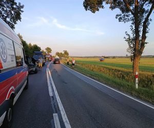 Wypadek Busa z Dziećmi w Miejscowości Lechów