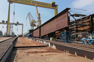 Szczecin: Na węźle Granitowa prace nie zwalniają tempa. W dawnej stoczni powstaje już nowy most [ZDJĘCIA]