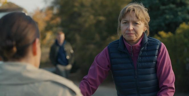 Barwy szczęścia odc. 3142. Kasia (Katarzyna Glinka), Szymańska (Agata Pruchniewska)