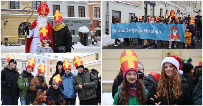 Orszak Świętego Mikołaja 2023 przeszedł przez Lublin. Było śnieżnie i radośnie! 