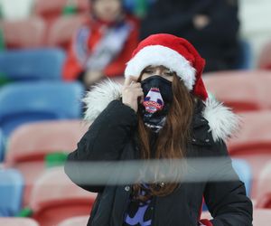 Kibice na meczu Górnik Zabrze - Lech Poznań