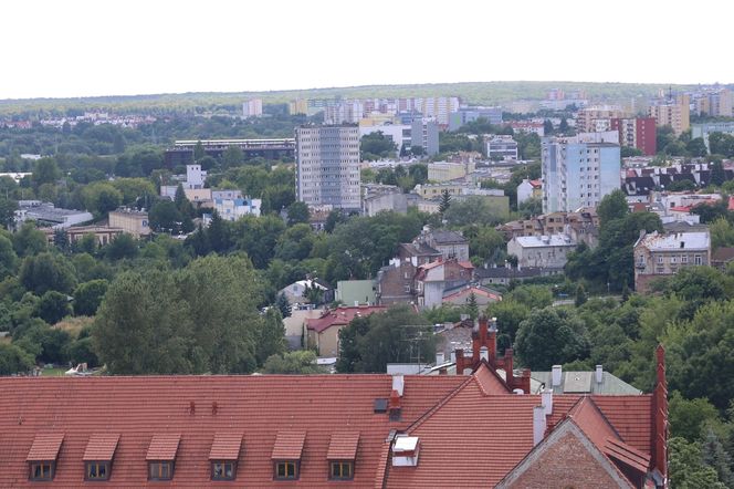 Panorama Lublina z najwyższego punktu widokowego w mieście - Wieży Trynitarskiej
