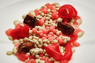 Foie gras z rabarbarem