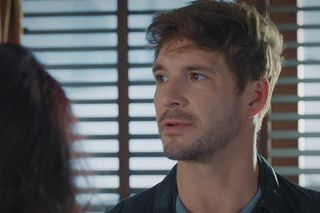 	M jak miłość odc. 1838. Marcin (Mikołaj Roznerski), Aleksandra (Małgorzata Pieczyńska)