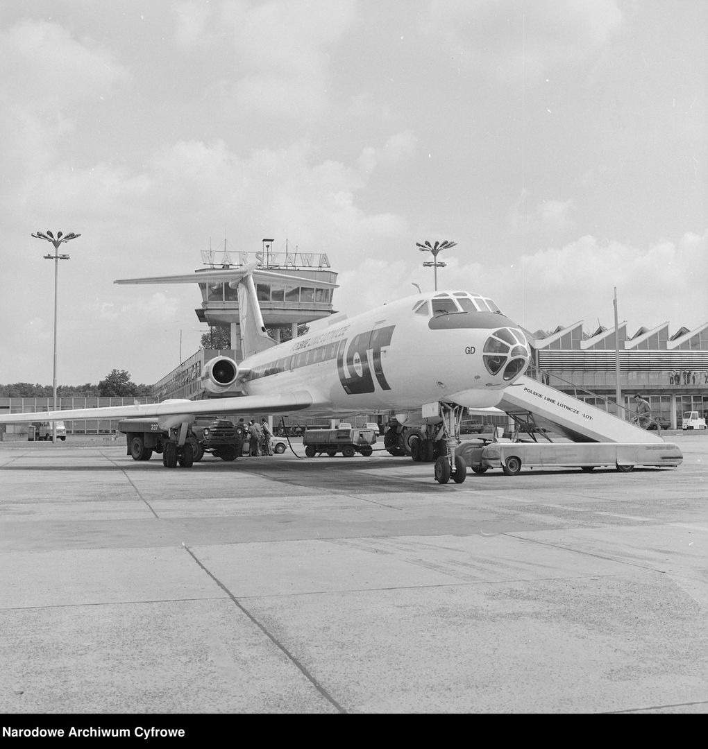 Terminal na lotnisku Okęcie z 1962 roku