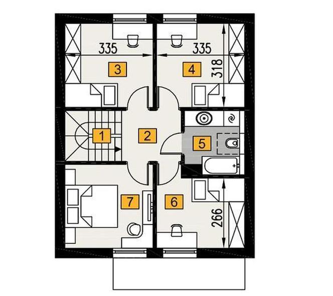 Dom do 70m2 bez pozwolenia - zdjęcia. Zobacz najlepsze projekty z kolekcji Muratora