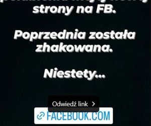 Feliks Matecki (Wojtuś z M jak miłość) informuje o zhakowaniu swojego konta na FB