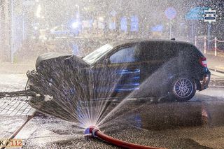 Szaleńczy rajd 21-latka z BMW w Kluczborku