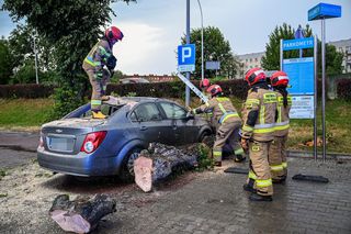 Skutki nawałnic na południu Polski.