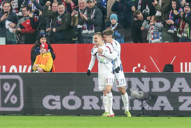 Górnik Zabrze – Motor Lublin. Zdjęcia z murawy