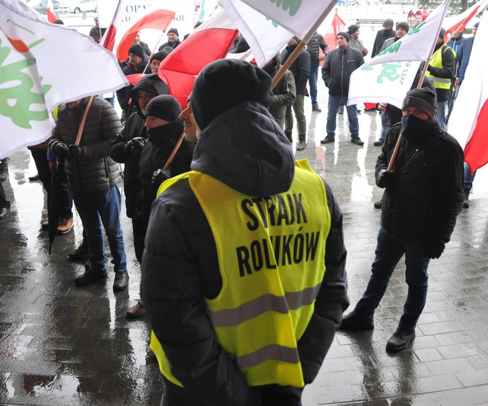 Strajk rolników w Kielcach. Protestujący zablokują część ulic w centrum miasta