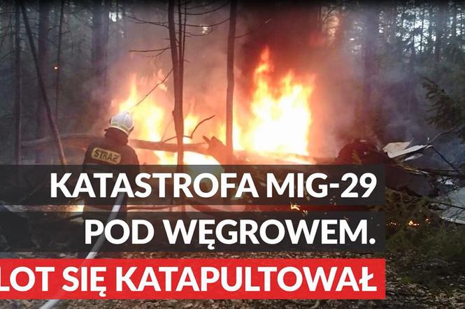 Katastrofa samolotu w woj. mazowieckim