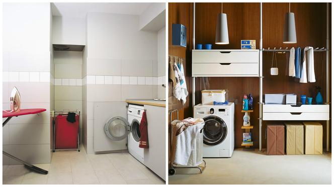 Pralnia w domu: gdzie postawić pralkę i szuszyć pranie