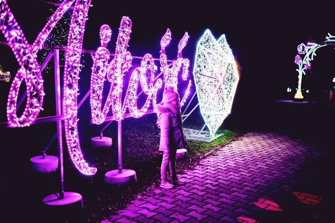Walentynki spędź w blasku Parku Miliona Świateł w Zabrzu
