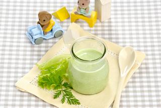 Zielona zupa dla dziecka - przepis na zupę ufoludków