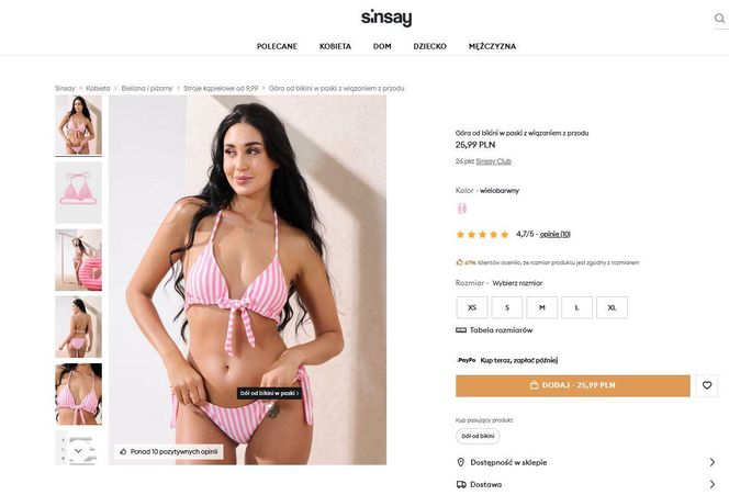bikini sinsay