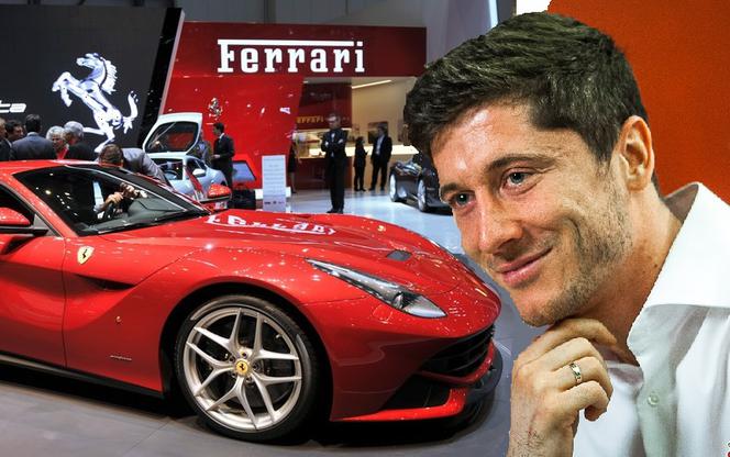 Robert Lewandowski jeździ Ferrari F12 Berlinetta