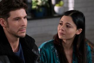 M jak miłość. Iza (Adriana Kalska), Marcin (Mikołaj Roznerski)