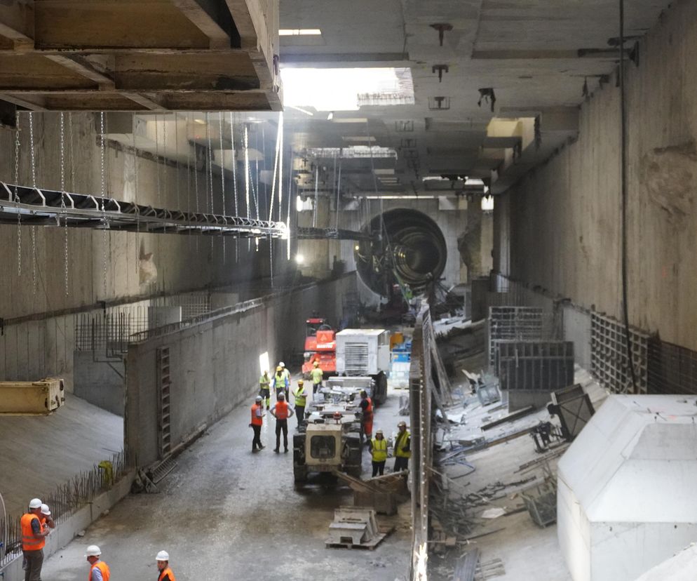 Jak przebiega drążenie tunelu pod Łodzią? PKP udostępniło interaktywną mapę