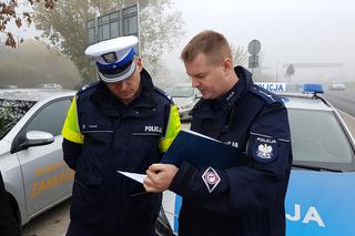 Rozbłyśnij rozsądkiem - załóż odblask - akcja policji w powiecie toruńskim