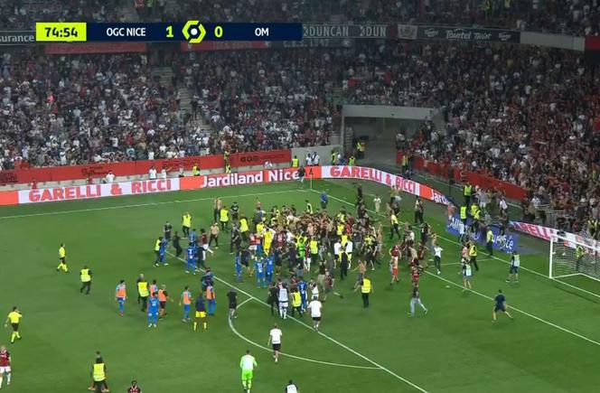SKANDAL w meczu Nice - Olympique Marsylia!