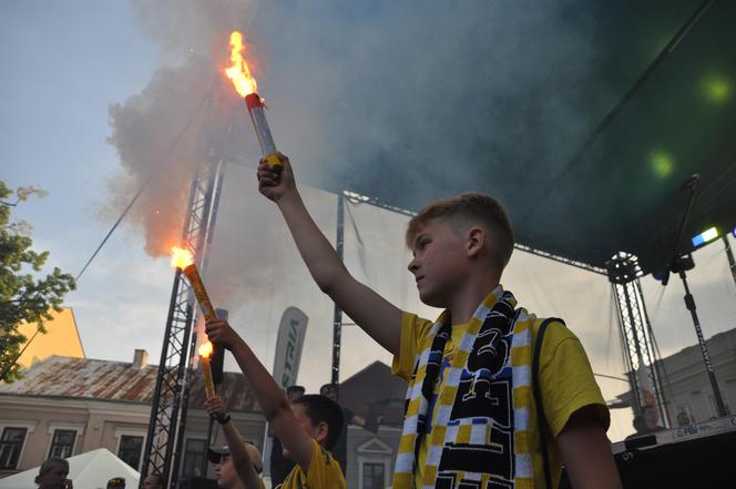 Spotkanie kibiców z piłkarzami ręcznymi Barlinka Industrii Kielce w Rynku