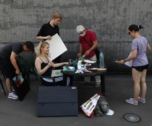 Plener malarski na Wydziale Architektury Politechniki Krakowskiej