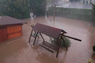 Trudna sytuacja w Pawłosiowie na Podkarpaciu. Ponad 100 domów zalanych 