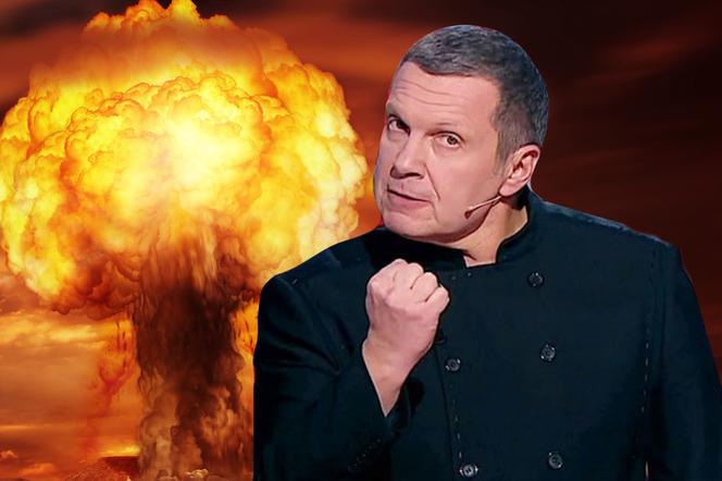 Zrzucić bombę atomową na granicy z Polską! Propagandysta Putina szaleje