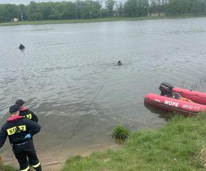 Człowiek wpadł do Odry? Akcja służb we Wrocławiu, na brzegu rzeki zostawiono kulę inwalidzką 