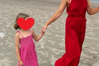 Iwona Rejzner (Dorota z M jak miłość) prywatnie z córką na wakacjach nad Bałtykiem