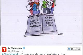  Atak terrorystyczny na Charlie Hebdo - rysunki satyryczne po ataku