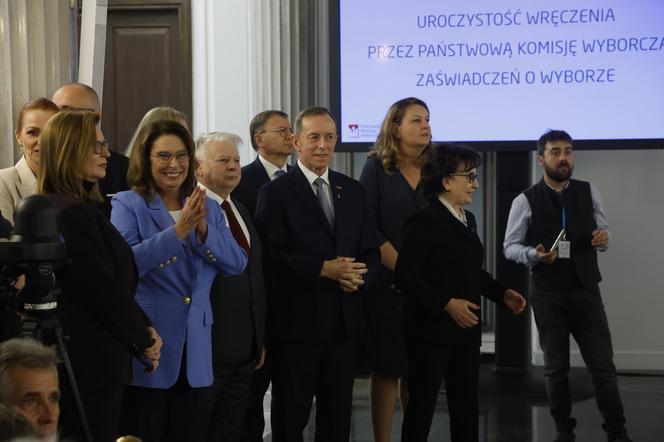 Uroczystość wręczenia zaświadczeń o wyborze na posła