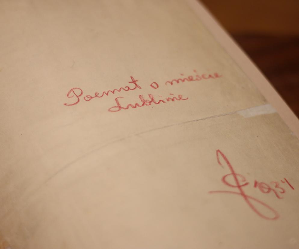  Rękopis Poematu o mieście Lublinie Józefa Czechowicza
