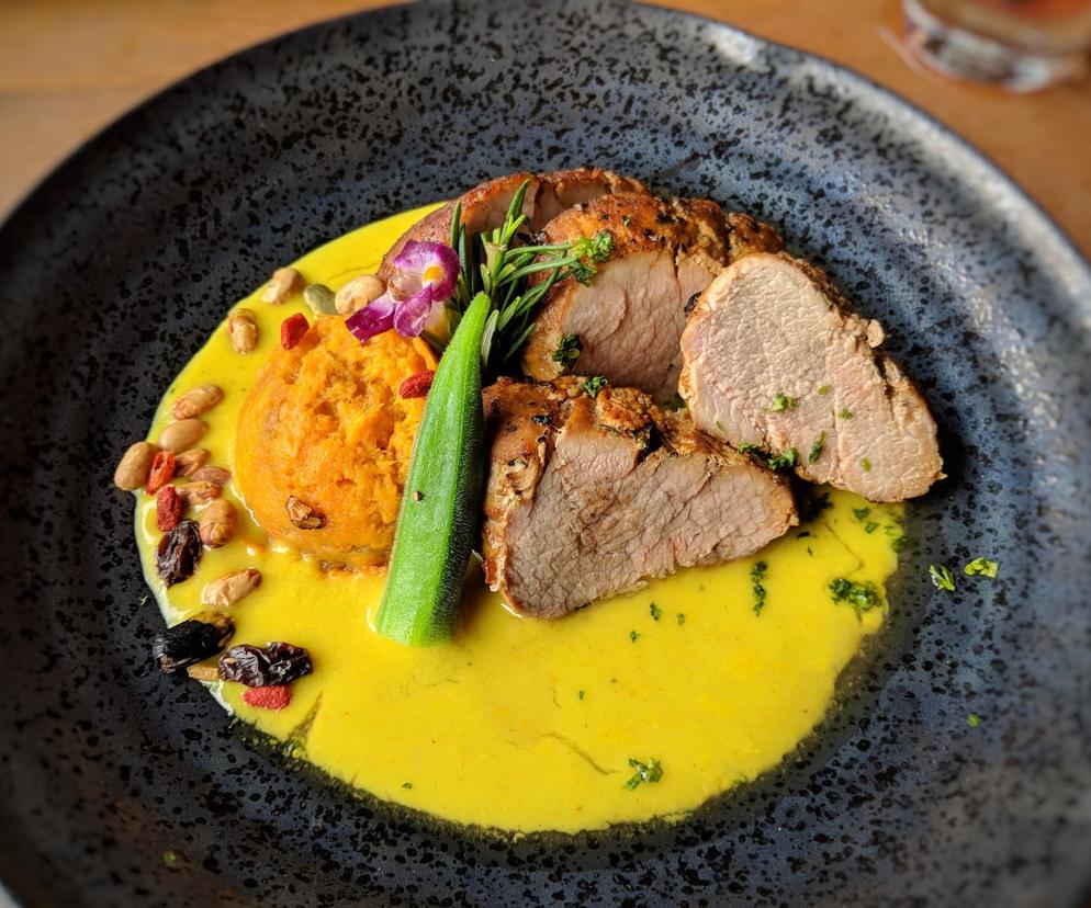 Schab w sosie dyniowym -  jesienne must have na twoim stole