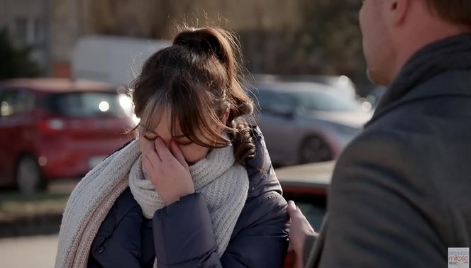 	Pierwsza miłość odc. 3978. Lilka (Sylwia Sokołowska), Janek (Maciej Mikołajczyk)