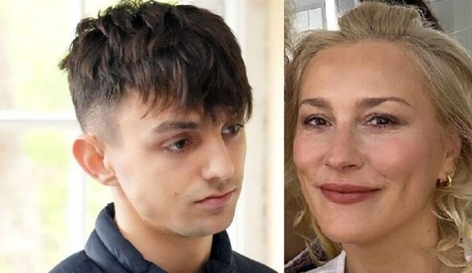 Barwy szczęścia. Mirek (Oliwier Kozłowski), Justyna (Sylwia Juszczak-Krawczyk)