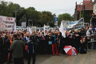 Protest nauczycieli we Wrocławiu