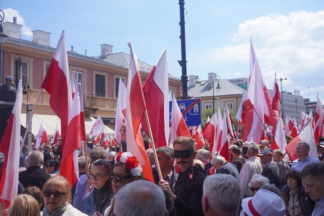 "Wielki marsz za Polską" Karola Nawrockiego 25.05.2025