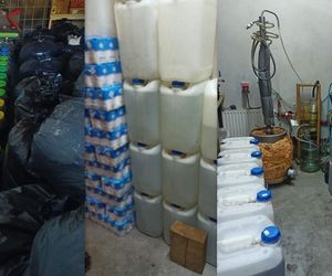 Nielegalnie produkował alkohol. Przeszkodziła mu w tym policja
