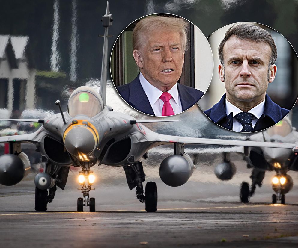  Macron i Trump