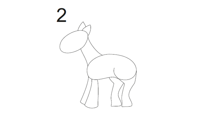 jak narysować konia 2