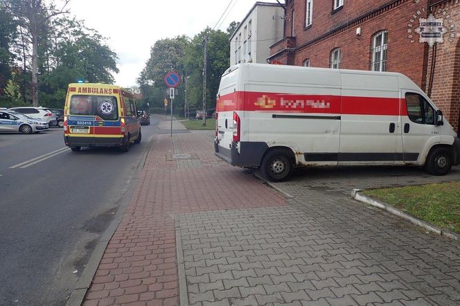 Kierujący samochodem dostawczym potrącił rowerzystkę
