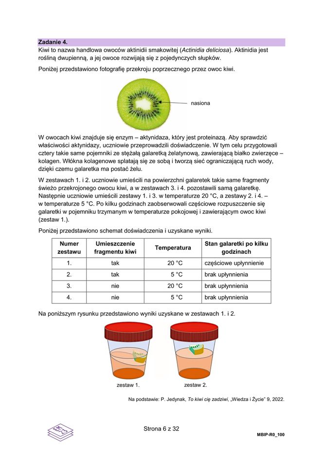 Matura 2025 z biologii – ARKUSZ Formuła 2023