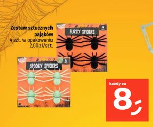 Dealz - zestaw sztucznych pająków